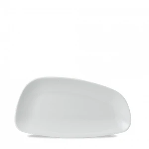 White Chefs Geo Plate 11.75 X 6.125inch 3 White Chefs Geo Plate 11.75 X 6.125inch