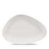 White Triangle Chefs Plate 12 X 8inch 1 White Triangle Chefs Plate 12 X 8inch -Churchill China 192772
