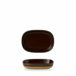 Emerge Cinnamon Brown Tray 17 X 11.7 X 3.3cm