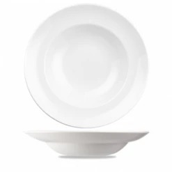White Equation Pasta Bowl 12inch