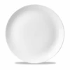 White Evolve Coupe Plate 11.25inch 1 White Evolve Coupe Plate 11.25inch -Churchill China 193283