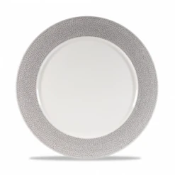 Isla Spinwash Shale Grey Presentation Plate 12inch