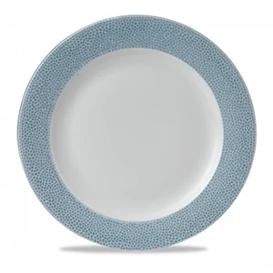 Isla Spinwash Ocean Blue Profile Wide Rim Plate 12inch 3 Isla Spinwash Ocean Blue Profile Wide Rim Plate 12inch