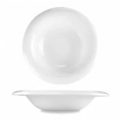 White Glide Pasta Bowl 10inch