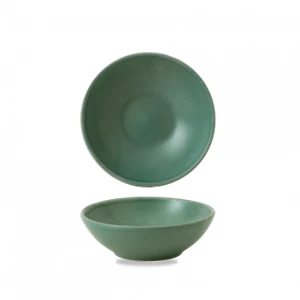Andorra Green Contour Shallow Bowl 9oz 3 Andorra Green Contour Shallow Bowl 9oz