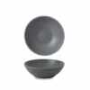 Seattle Grey Contour Shallow Bowl 9oz 1 Seattle Grey Contour Shallow Bowl 9oz -Churchill China 193485