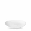 White Orbit Oval Coupe Plate 7.75inch 2 White Orbit Oval Coupe Plate 7.75inch -Churchill China 193529
