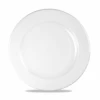 White Profile Footed Plate 10.25inch -Churchill China 193595