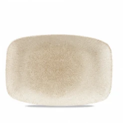 Churchill Raku Agate Grey Chefs Oblong Plate 15.7 X 23.7cm