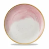 Stonecast Accents Petal Pink Evolve Coupe Plate 11.25inch -Churchill China 196771