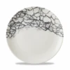 Kintsugi Accents Quartz Black Evolve Coupe Plate 10.25inch