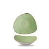 Stonecast Sage Green Triangle Bowl 7.25inch / 18.5cm -Churchill China 203593
