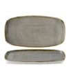 Stonecast Peppercorn Grey Chefs` Walled Oblong Plate 11.75inch X 6inch / 30 X 15.4cm 1 Stonecast Peppercorn Grey Chefs` Walled Oblong Plate 11.75inch X 6inch / 30 X 15.4cm -Churchill China 203619