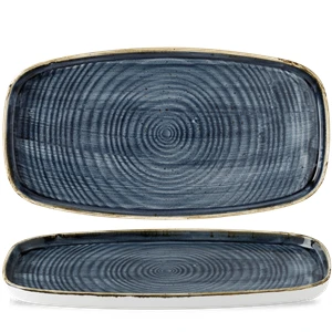 Stonecast Blueberry Chefs` Walled Oblong Plate 13.75inch X 7.25inch / 35 X 18.5cm 3 Stonecast Blueberry Chefs` Walled Oblong Plate 13.75inch X 7.25inch / 35 X 18.5cm