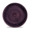 Stonecast Patina Deep Purple Coupe Plate 10.25inch / 26cm -Churchill China 203742