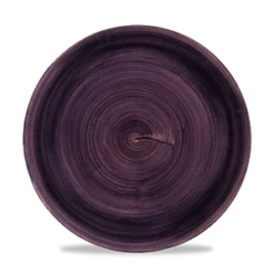 Stonecast Patina Deep Purple Coupe Plate 10.25inch / 26cm