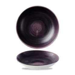 Stonecast Patina Deep Purple Coupe Bowl 7.25inch / 18.2cm