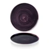 Stonecast Patina Deep Purple Walled Plate 26cm -Churchill China 203786