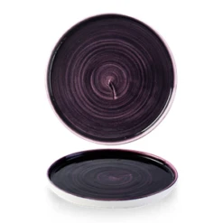Stonecast Patina Deep Purple Walled Plate 26cm