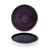 Stonecast Patina Deep Purple Walled Plate 21cm -Churchill China 203790