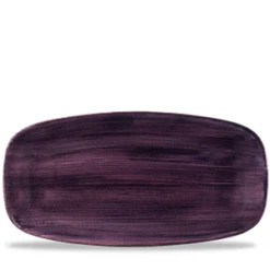 Stonecast Patina Deep Purple Chefs` Oblong Plate No.4 13.875inch X 7.375inch / 35.5 X 18.9cm