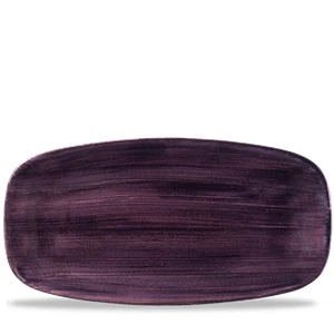 Stonecast Patina Deep Purple Chefs` Oblong Plate No.4 13.875inch X 7.375inch / 35.5 X 18.9cm 3 Stonecast Patina Deep Purple Chefs` Oblong Plate No.4 13.875inch X 7.375inch / 35.5 X 18.9cm