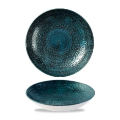 Homespun Chroma Blue Coupe Bowl 7.25inch / 18.2cm