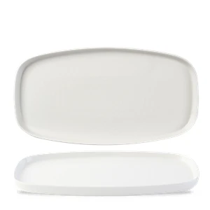 Chefs` Plates White Walled Oblong Plate 11.75inch X 6inch 3 Chefs` Plates White Walled Oblong Plate 11.75inch X 6inch