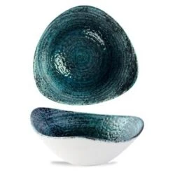 Homespun Chroma Blue Triangle Bowl 9.25inch / 23.5cm