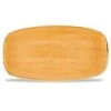 Stonecast Tangerine Chefs` Oblong Plate 13.875inch X 7.375inch / 35.5 X 18.9cm -Churchill China 207639