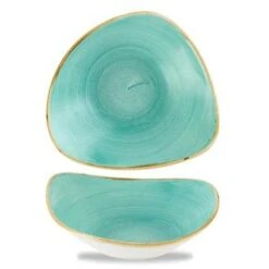 Stonecast Mint Triangle Bowl 6inch / 15.3cm