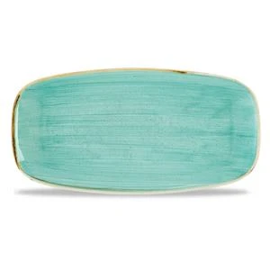 Stonecast Mint Chefs` Oblong Plate 11.75inch X 6inch / 29.8 X 15.3cm 3 Stonecast Mint Chefs` Oblong Plate 11.75inch X 6inch / 29.8 X 15.3cm