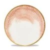 Studio Prints Homespun Accents Coral Coupe Plate 10.25inch / 26cm 1 Studio Prints Homespun Accents Coral Coupe Plate 10.25inch / 26cm -Churchill China 207703