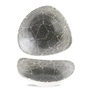 Studio Prints Kintsugi Reverse Quartz Black Triangle Bowl 9.25inch / 23.5cm 3 Studio Prints Kintsugi Reverse Quartz Black Triangle Bowl 9.25inch / 23.5cm