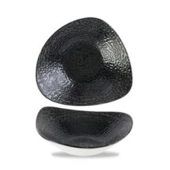Studio Prints Homespun Chroma Carbon Triangle Bowl 9.25inch / 23.5cm