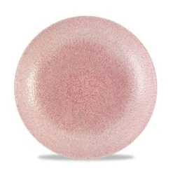 Studio Prints Raku Rose Quartz Pink Couple Plate 10.25inch / 26cm