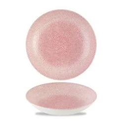 Studio Prints Raku Rose Quartz Pink Coupe Bowl 7.25inch / 18.2cm