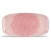 Studio Prints Raku Rose Quartz Pink Chefs` Oblong Plate 13.875inch X 7.375inch / 35.5 X 18.9cm -Churchill China 207865