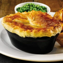 Churchill Cookware Oval Pie Dish Black 15.2 X 11.3cm