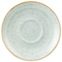 Churchill Stonecast Duck Egg Cappuccino Saucer 6.25" / 15.6cm
